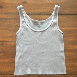 NWOT Brandy Melville Blue Ribbed Tank